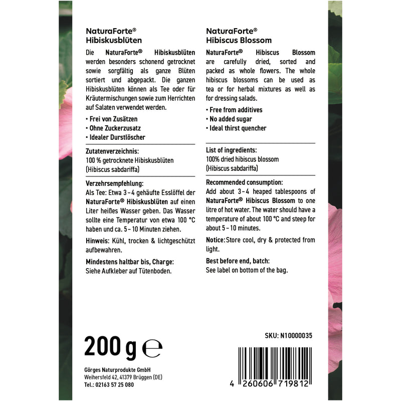 Hibiskusblüten Tee