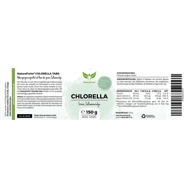 Chlorella Tabs
